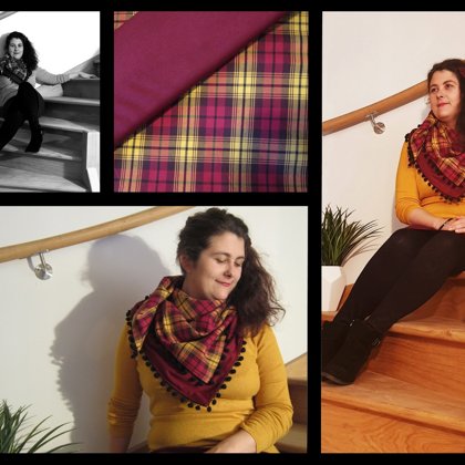 "SCOTTY" triangle scarf